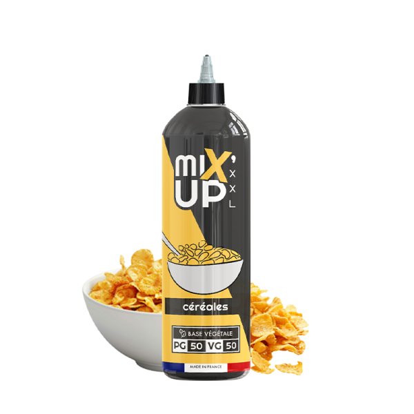 E-Liquide Mixup XXL C&eacute;r&eacute;ales 1 litre 0mg - Sans Nicotine, Base 50/50 | Alliancetech.fr