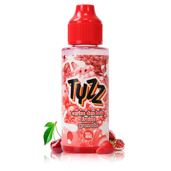 Cerise des Bois Fraise Grenade 100ml - Tyzz - E-liquide 100ml 0mg Tyzz
