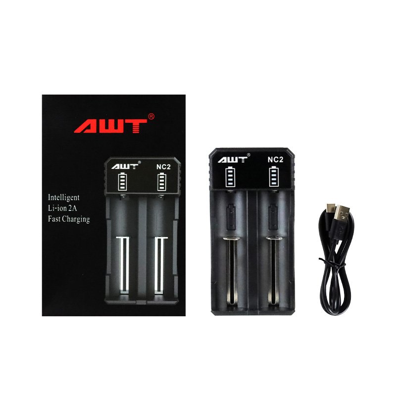 Chargeur NC2 2 slots USB-C - AWT - vue 2 - chargeur 2 slots