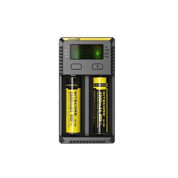 Chargeur New I2 Intellicharger 2 slots - Nitecore - vue 1 - chargeur 2 slots