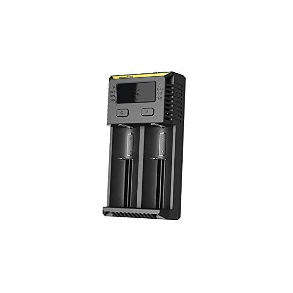 Chargeur New I2 Intellicharger 2 slots - Nitecore - vue 2 - chargeur 2 slots