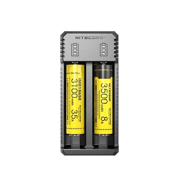 Chargeur UI2 2 slots - Nitecore - vue 1 - chargeur 2 slots
