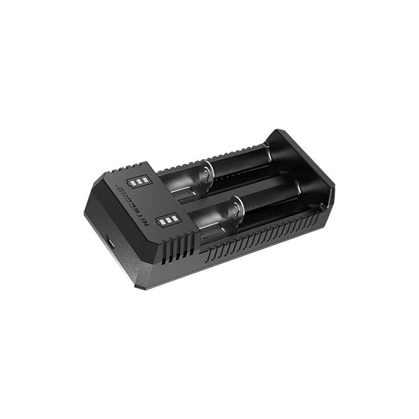 Chargeur UI2 2 slots - Nitecore - vue 2 - chargeur 2 slots