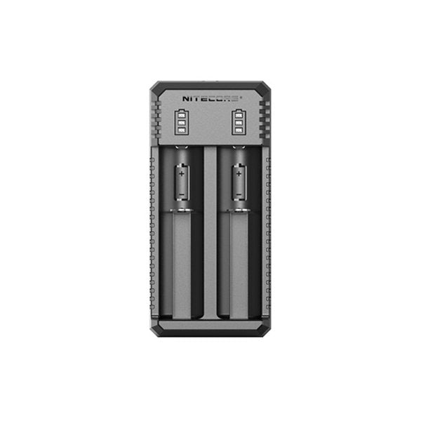 Chargeur UI2 2 slots - Nitecore - vue 3 - chargeur 2 slots