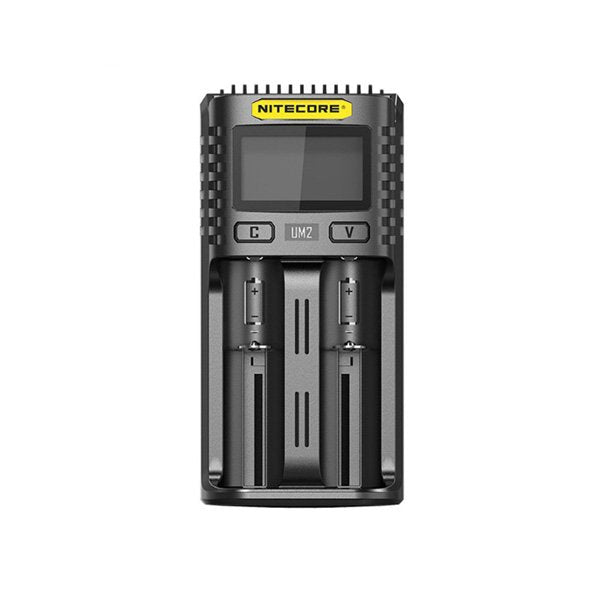 Chargeur UM2 2 slots - Nitecore - vue 2 - chargeur 2 slots