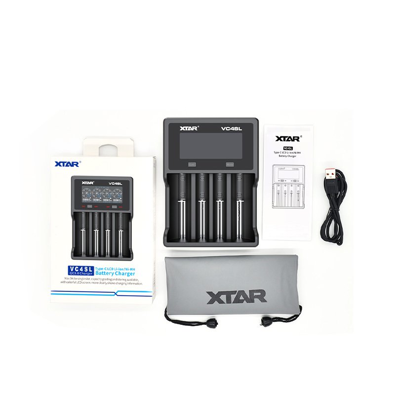 Chargeur VC4SL 4 slots USB-C - XTAR - vue 7 - chargeur 4 slots