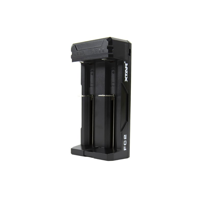 Chargeur FC2 2 slots USB-C - XTAR - vue 2 du chargeur d’accus