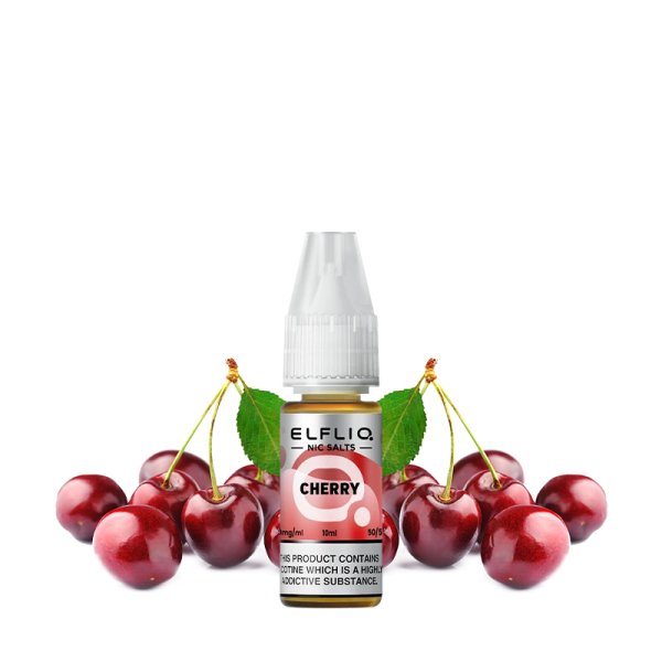 E-liquide Elfliq by Elfbar Cherry - Nic Salt 10ml - Sel de nicotine 10mg et 20mg