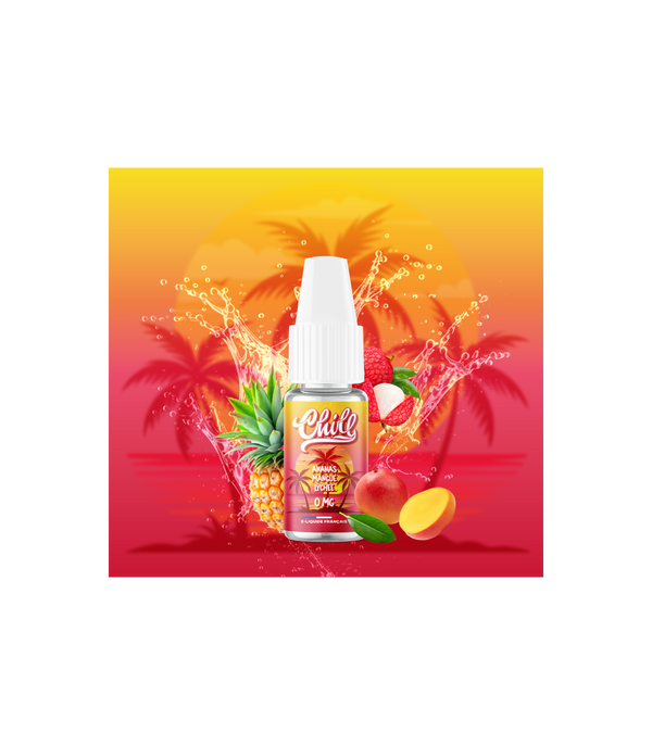 CHILL - Ananas Mangue Lychee 10ML - LP VAPOR - Cigarette Électronique & Vape | Alliancetech.fr