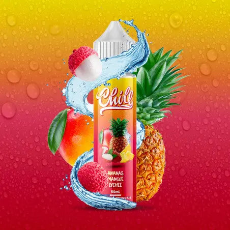 CHILL - Ananas Mangue Lychee 50ML - LP VAPOR - Cigarette Électronique & Vape | Alliancetech.fr