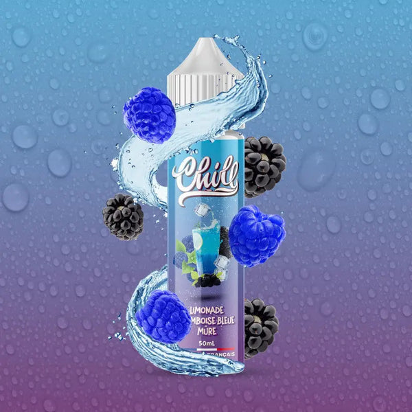 CHILL - Limonade Framboise Bleue Mure 50ML - LP VAPOR - Cigarette Électronique & Vape | Alliancetech.fr