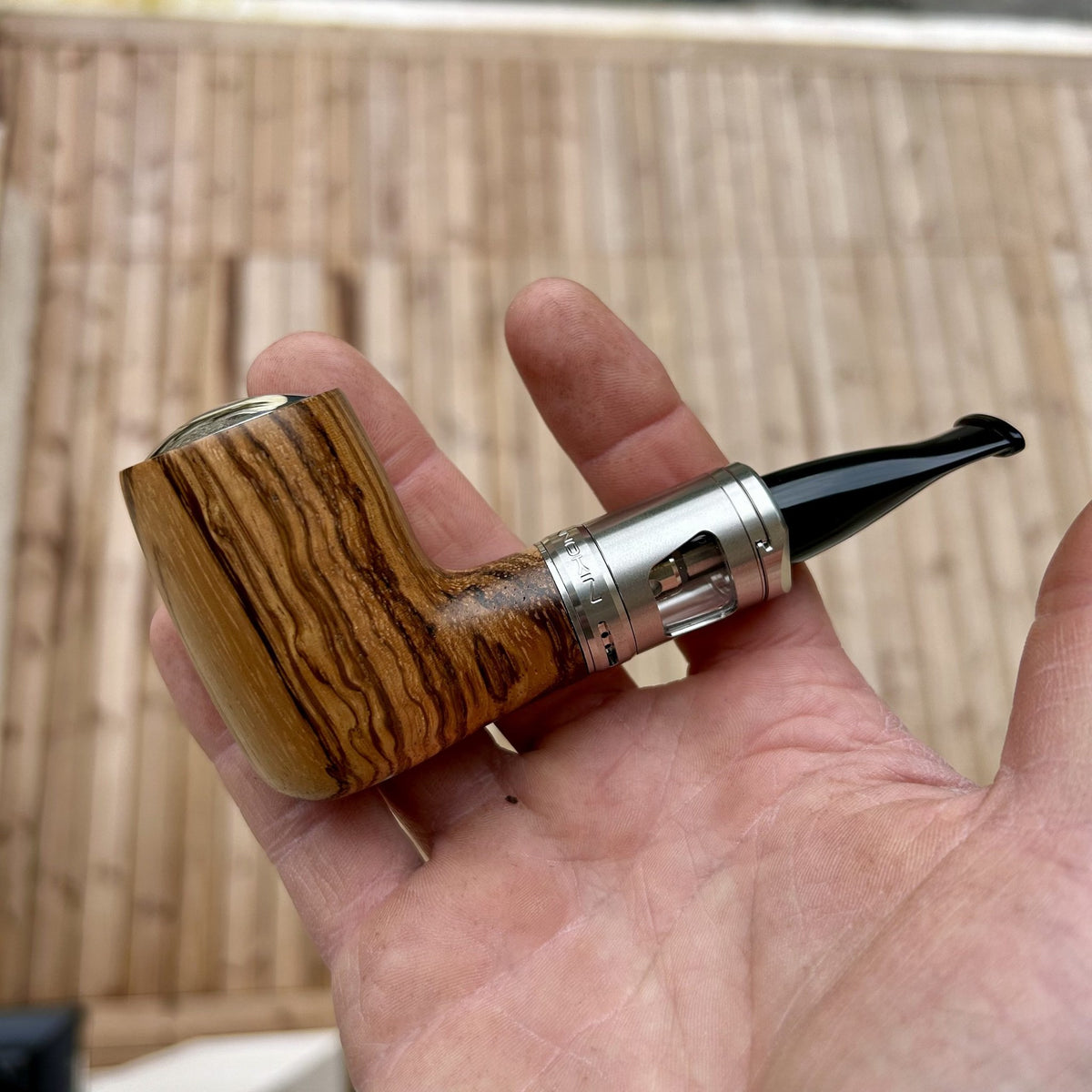 Coffret E-Pipe Billiard 18350 Zébrano - Créavap