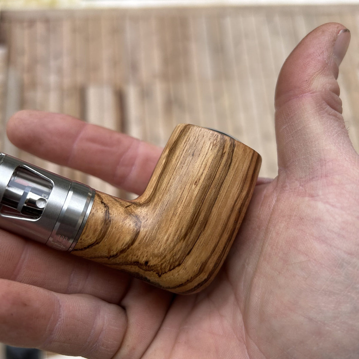 Coffret E-Pipe Billiard 18350 Zébrano - Créavap