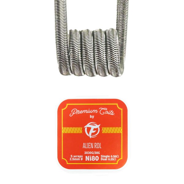 coils prefaits alien rdl ni80 0 50 2 5mm x10 fumytech