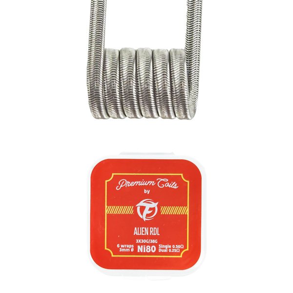 coils prefaits alien rdl ni80 0 50 x10 fumytech