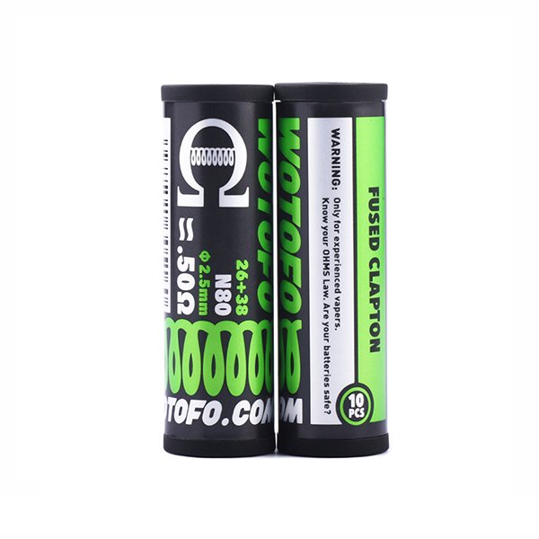 coils prefaits fused clapton n80 0 5 x10 wotofo