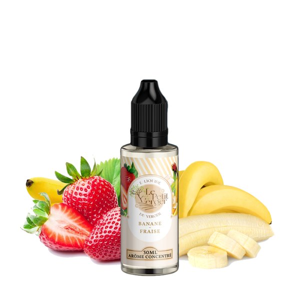 Concentré Banane Fraise 30ml - Le Petit Verger - arôme concentré DIY