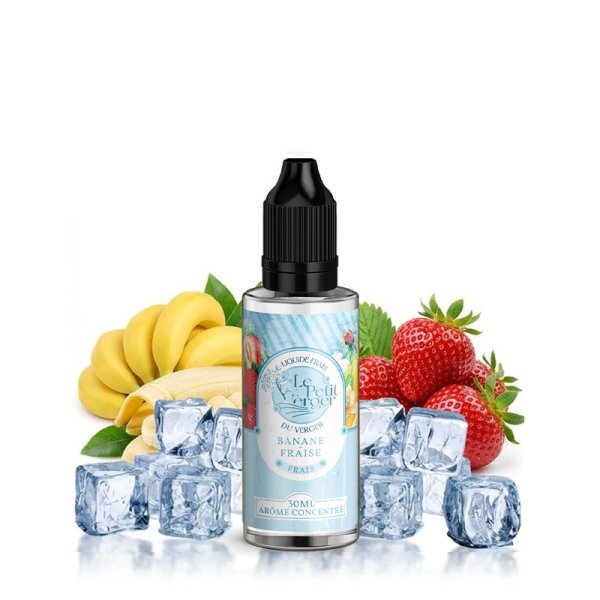 Concentré Banane Fraise Frais 30ml - Le Petit Verger - arôme concentré DIY