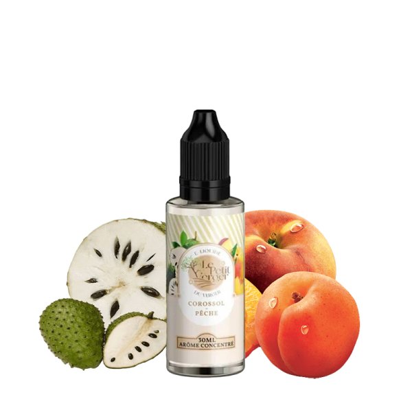 Concentré Corossol Pêche 30ml - Le Petit Verger - arôme concentré DIY