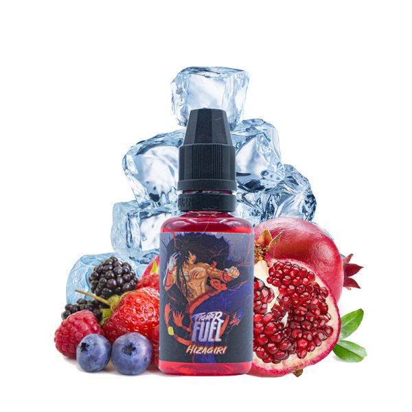 Concentré Hizagiri 30ml Fighter Fuel - arôme fruits rouges, grenade et fraise