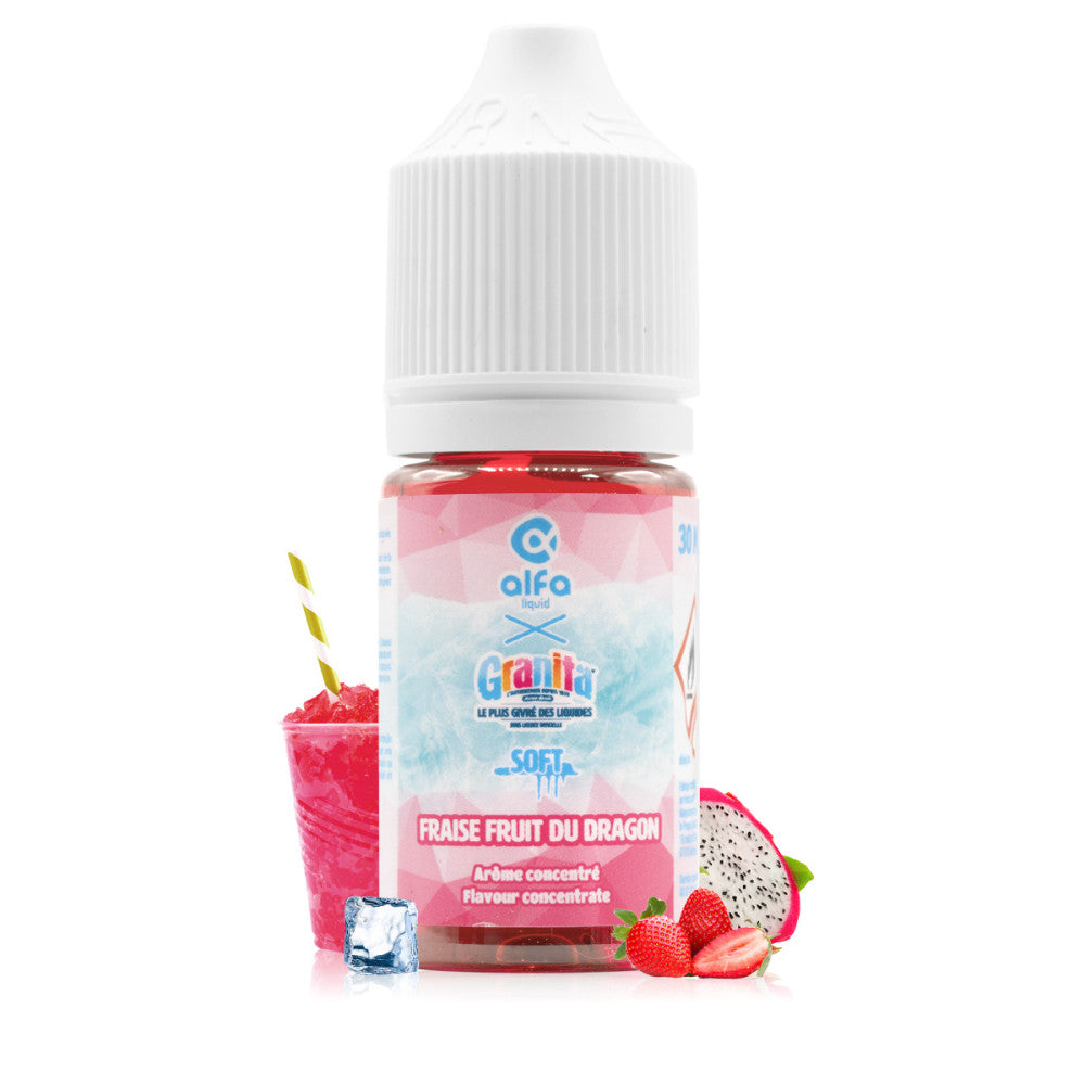 Concentré Granita Fraise Fruit du Dragon 30ml DIY Alfaliquid, arôme pour e-liquide