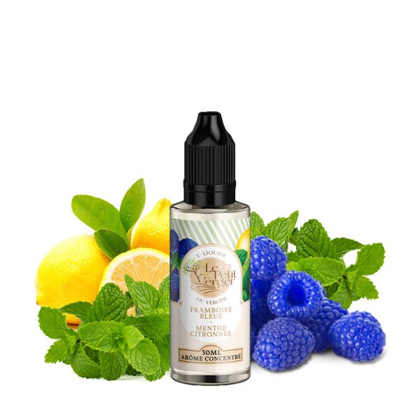 Concentré Framboise Bleue Menthe Citronnée 30ml - Le Petit Verger - arôme concentré DIY