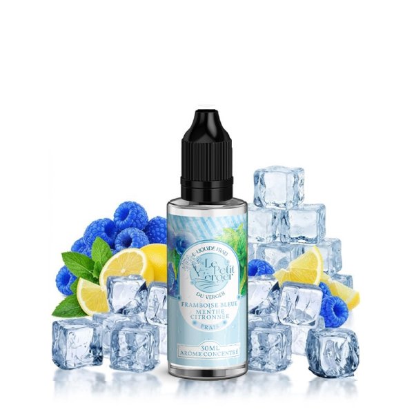 Concentré Framboise Bleue Menthe Citronnée Frais 30ml - Le Petit Verger - arôme concentré DIY
