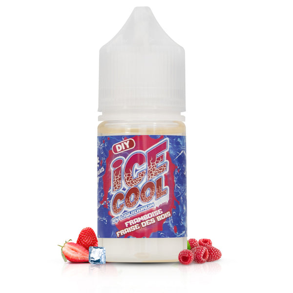 Concentré Ice Cool Framboise Fraise des Bois 30ml DIY Liquidarom, arôme pour e-liquide