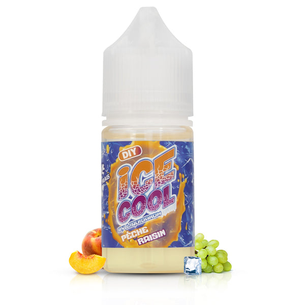 Concentré Ice Cool Pêche Raisin 30ml DIY Liquidarom, arôme pour e-liquide