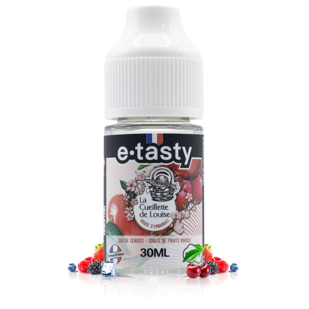 Concentré Rouge d'Embarras 30ml La Cueillette de Louise - E-Tasty - e-liquide E-Tasty