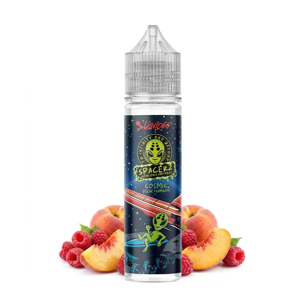 E-liquide Cosmik Peche Framboise 50ml - Spacerz by Liquideo