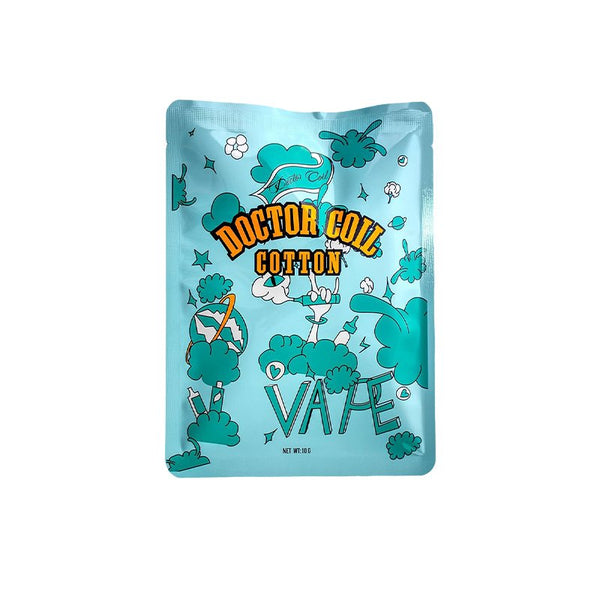 Coton prédécoupé 2,5 mm (X50) - Doctor Coil - sachet Doctor Coil vue de face