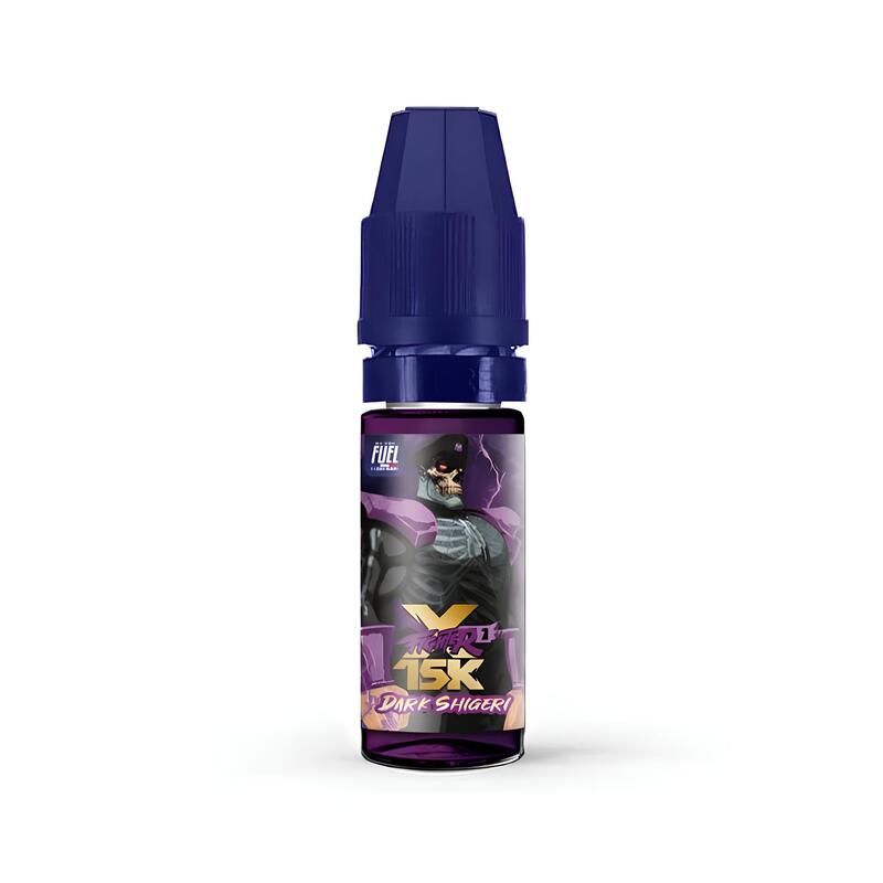 E-liquide Dark Shigeri Sel de Nicotine 10ml XFighter 15K Fighter Fuel - saveurs cassis, fraise, grenade, fraîcheur