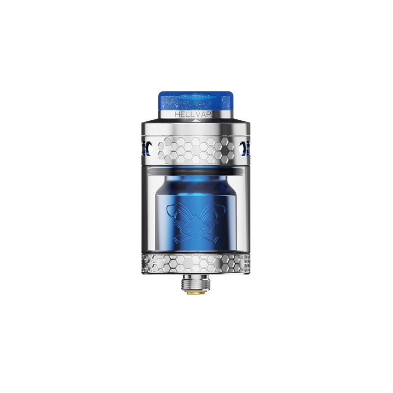 Dead Rabbit 4 RTA SS Blue Hellvape - atomiseur reconstructible 26mm 5,5ml