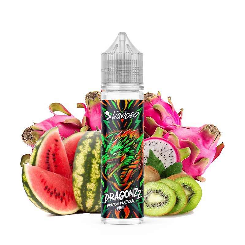 E-liquide Dragon Pasteque Kiwi 50ml - Liquideo Dragonzz