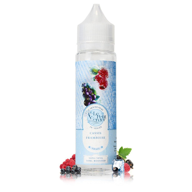 Cassis Framboise Frais 50ml - Le Petit Verger - Savourea - Cigarette Électronique & Vape | Alliancetech.fr
