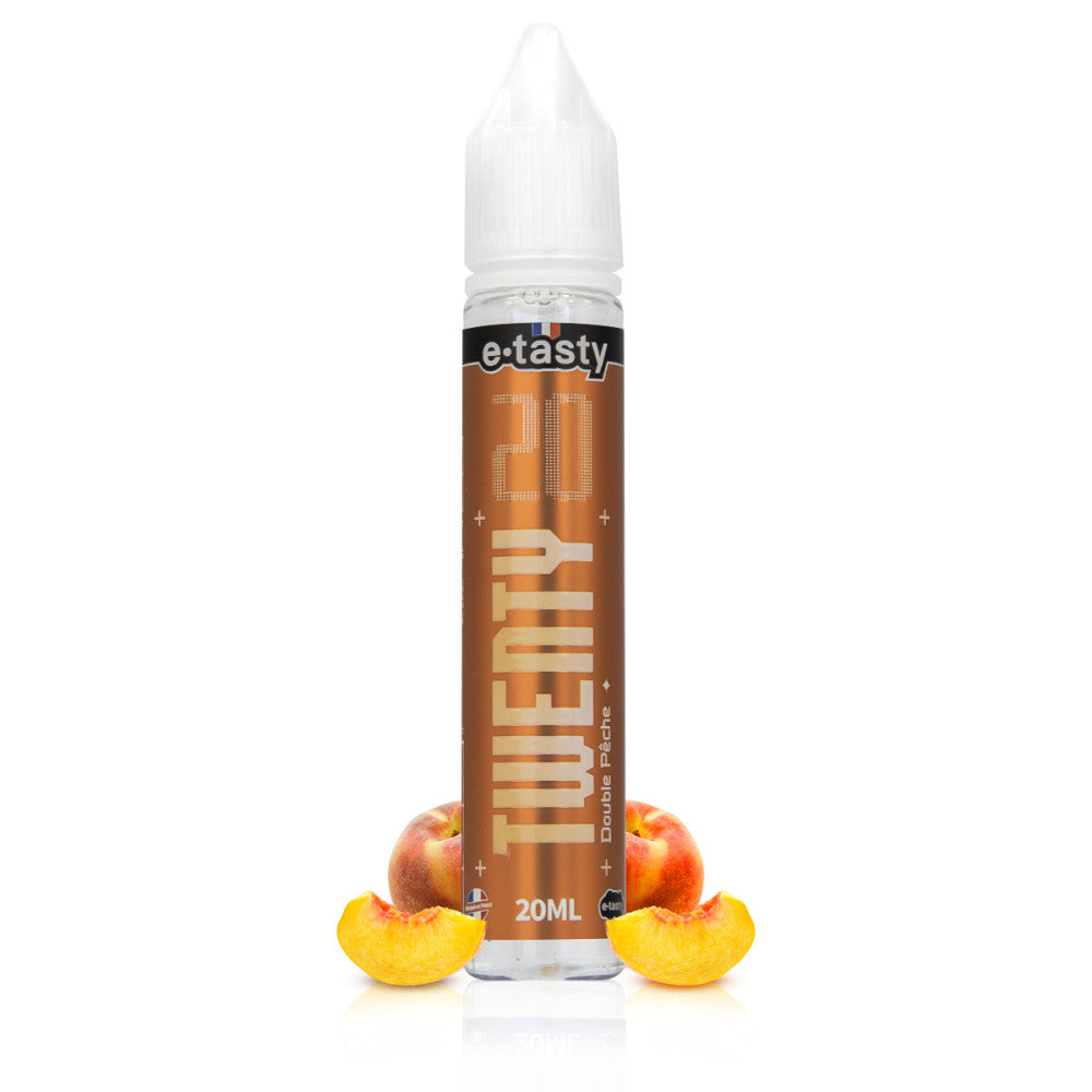 E-liquide Double Pêche 20ml Twenty E.Tasty