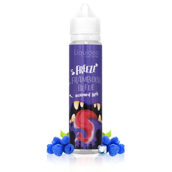 E-liquide Freeze Framboise Bleue 50ml Liquideo - framboise bleue fraîche