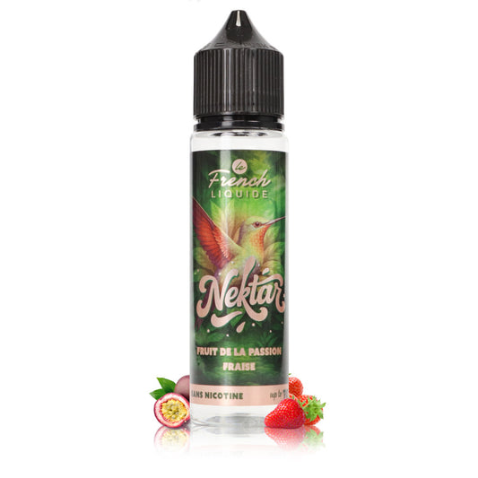 Fruit de la Passion Fraise 50ml Nektar- Le French Liquide