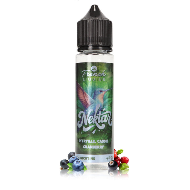 Myrtille Cassis Cranberry 50ml Nektar - Le French Liquide - Cigarette Électronique & Vape | Alliancetech.fr