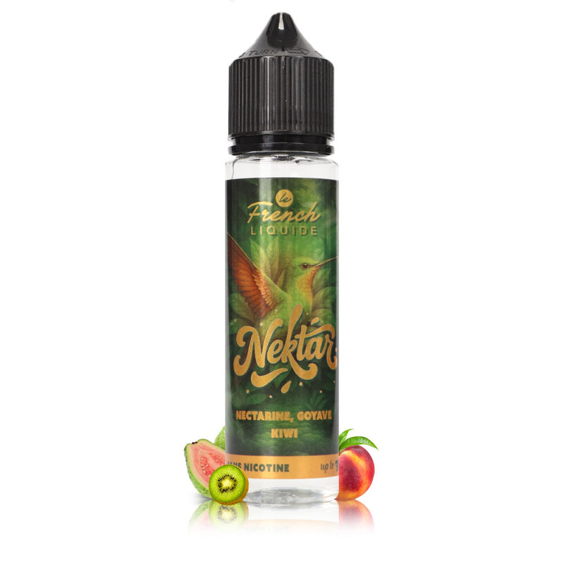 Nectarine Goyave Kiwi 50ml Nektar - Le French Liquide - Cigarette Électronique & Vape | Alliancetech.fr