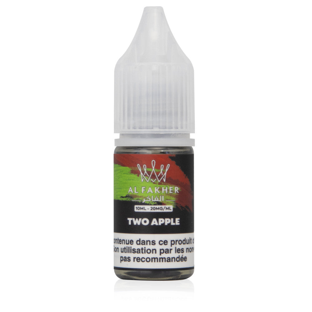E-liquide Al Fakher Two Apple - Sel de Nicotine 10ml