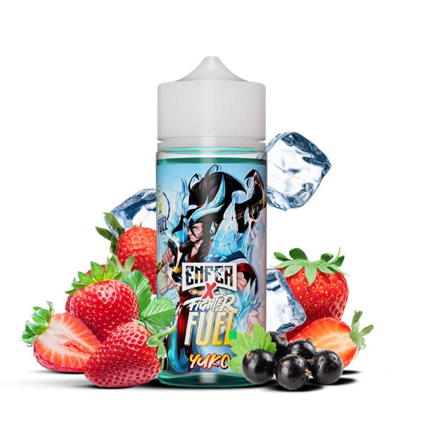 E-liquide Yuko 100ml Fighter Fuel x ENFER - pêche et energy drink