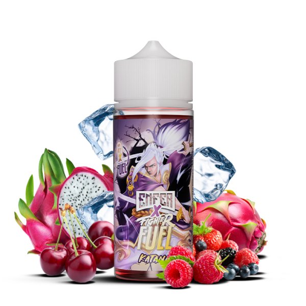 E-liquide Katana 100ml Fighter Fuel x ENFER - fruit du dragon et energy drink