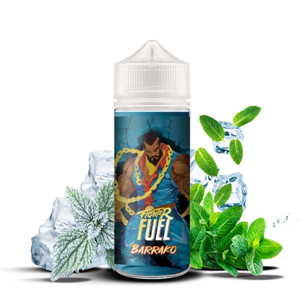 E-liquide Barrako 100ml Fighter Fuel - saveur menthe glaciale