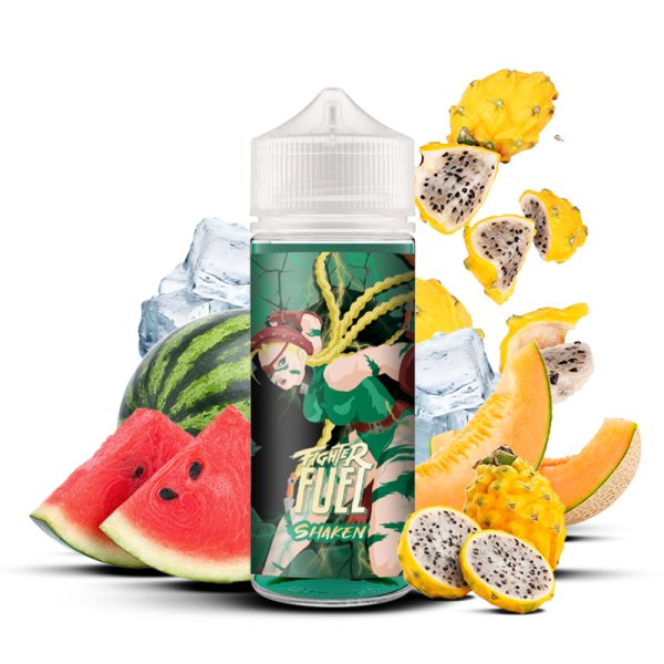 E-liquide Shaken 100ml Fighter Fuel - saveurs ananas, mangue et fruit de la passion