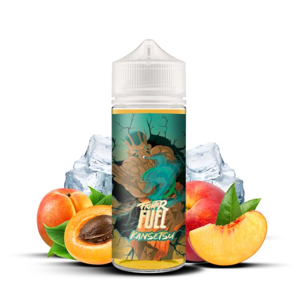 E-liquide Kansetsu 50ml Fighter Fuel - saveurs nectarine et abricot