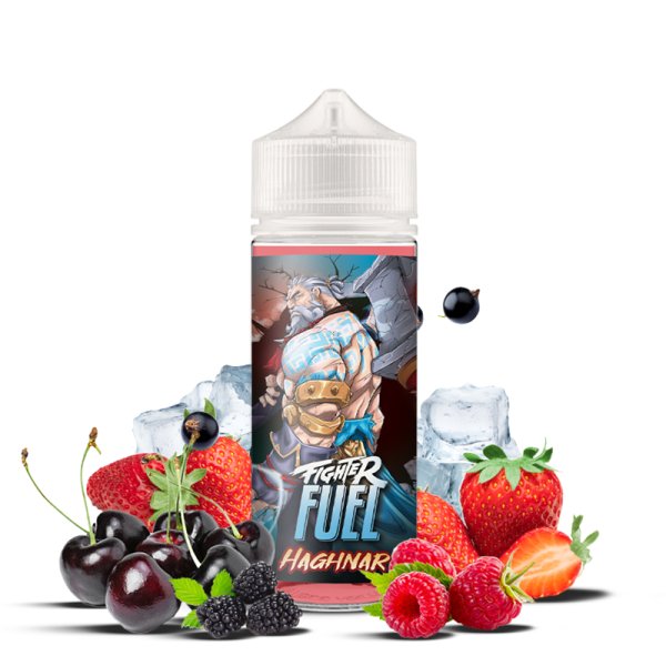 E-liquide Haghnar 50ml Fighter Fuel - saveurs fraise, cassis et framboise