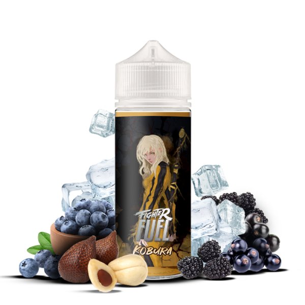 E-liquide Kobura 50ml Fighter Fuel - saveurs fruits noirs et fruit du serpent