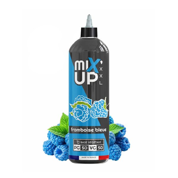 E-Liquide Mixup XXL Framboise bleue 1 litre 0mg - Sans Nicotine, Base 50/50 | Alliancetech.fr